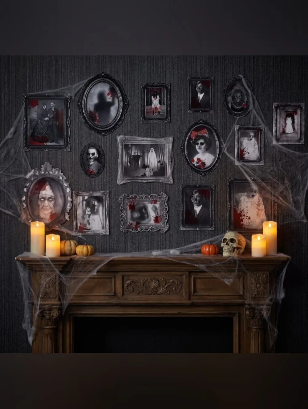 Amscan Dark Manor Halloween Frame Cutouts (30 Pieces) - New In Sealed Pack